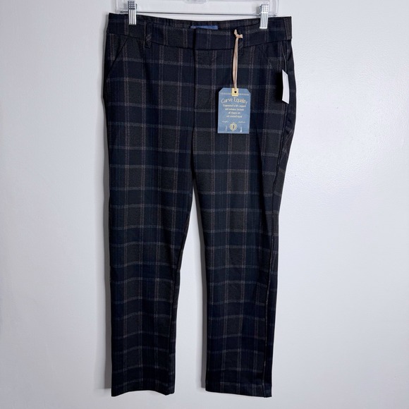 Democracy Pants - NWT Democracy Ab‎ Solution High Rise Ponte Pant Stretch Fall Plaid Size 6 Casual